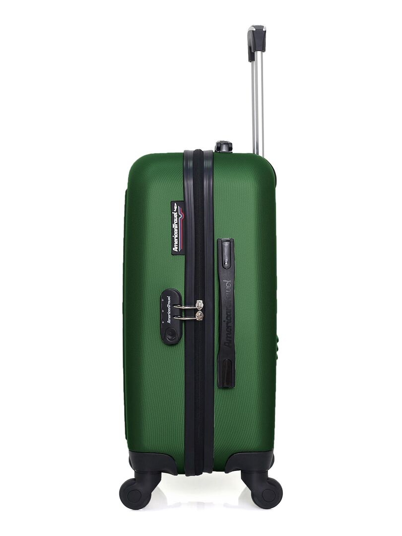 AMERICAN TRAVEL Valise Cabine ABS BROOKLYN 4 Roues 55 cm Vert foncé