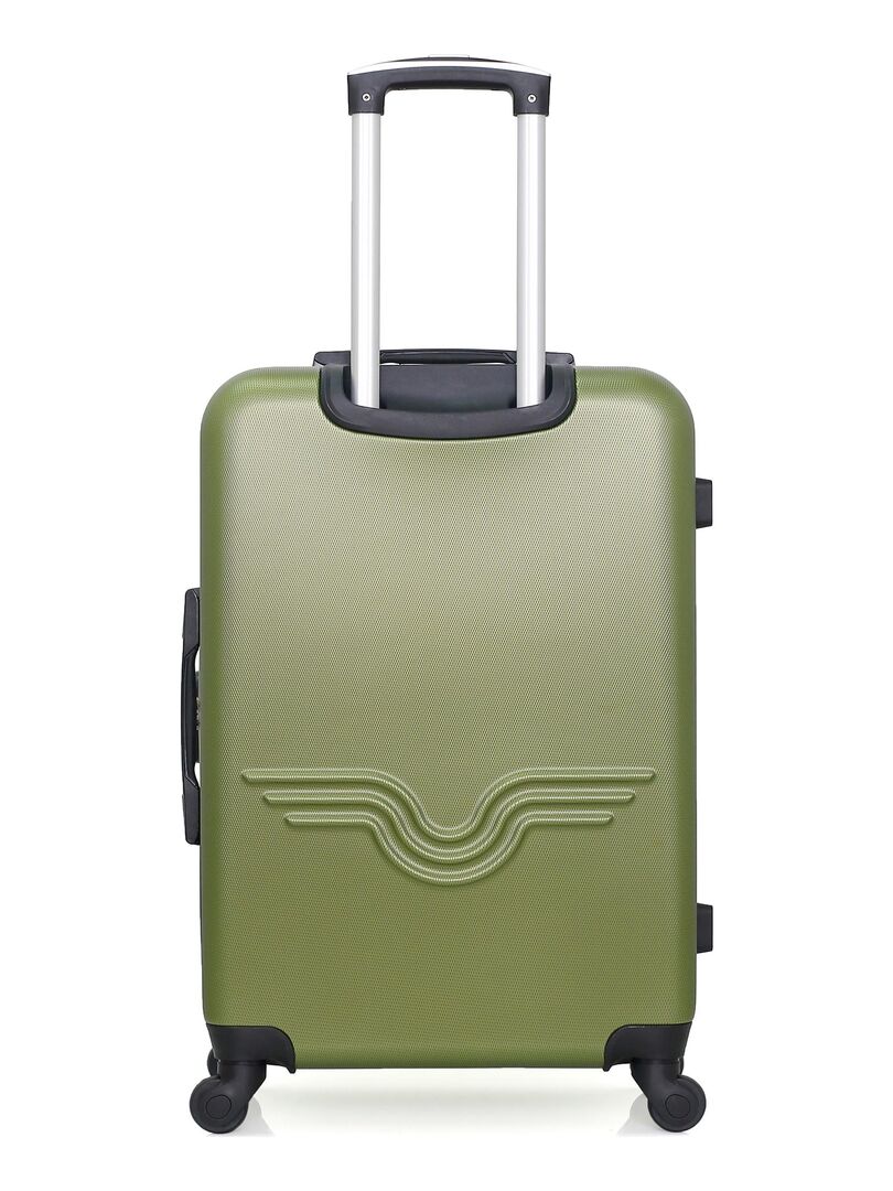 American Travel Valise Weekend Abs Bronx Roues Cm Vert Kaki