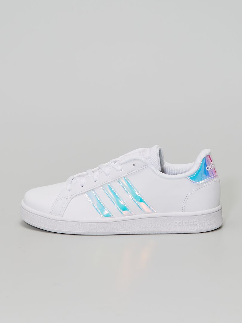 Baskets Adidas Grand Court K Blanc Kiabi