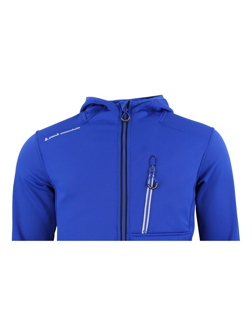 Blouson Polarshell Homme Campo Peak Mountain Bleu Kiabi