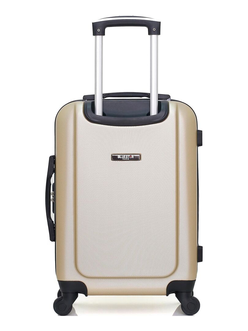 BLUESTAR Valise Cabine ABS BUCAREST 4 Roues 55 Cm Beige Kiabi