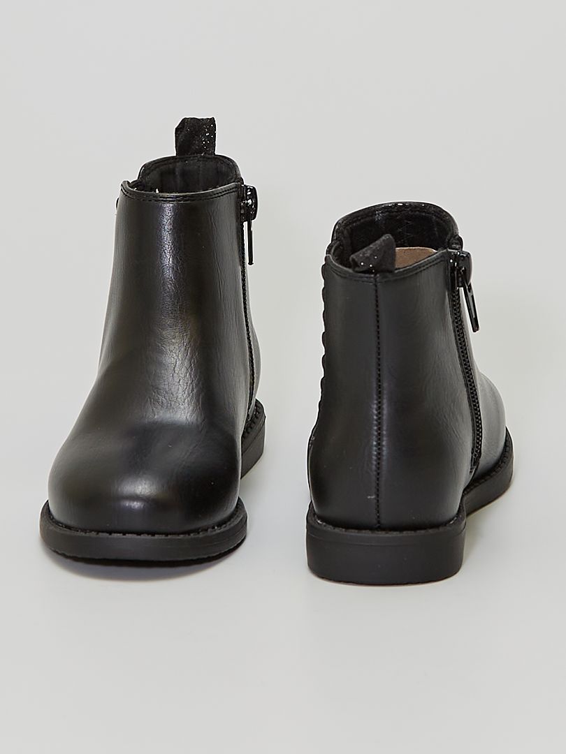 Boots Type Chelsea Noir Kiabi