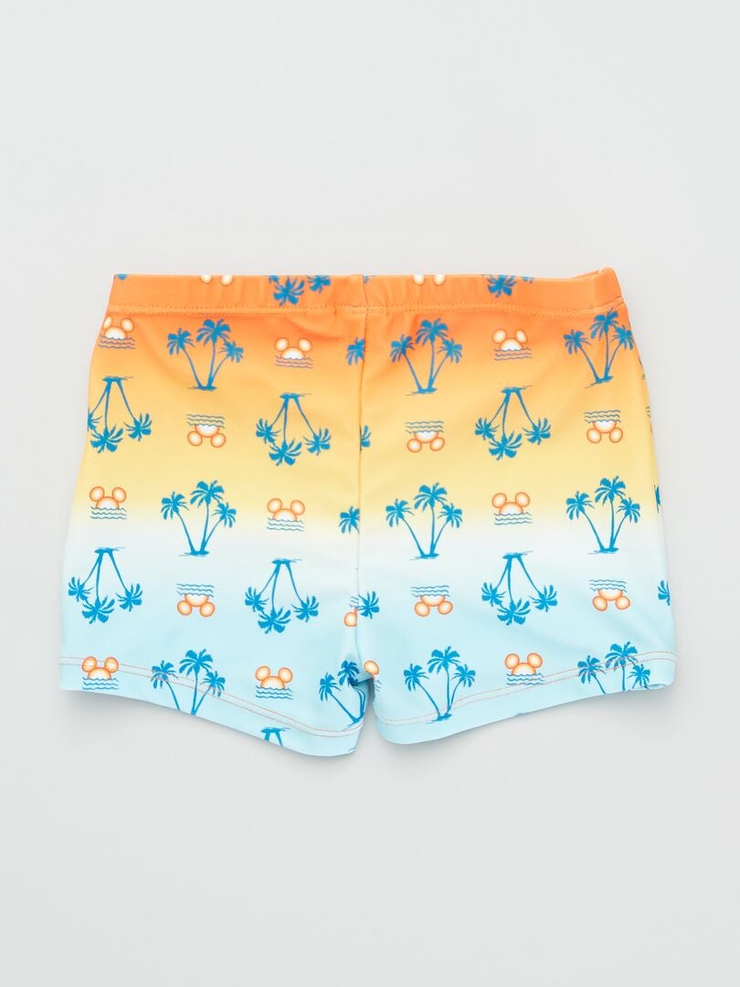 Boxer De Bain Mickey Orange Kiabi