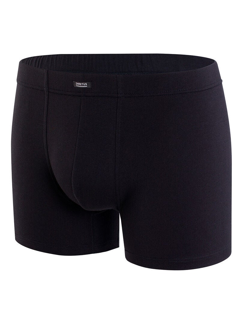 Boxer En Coton Modal Stretch Essentials Noir Kiabi