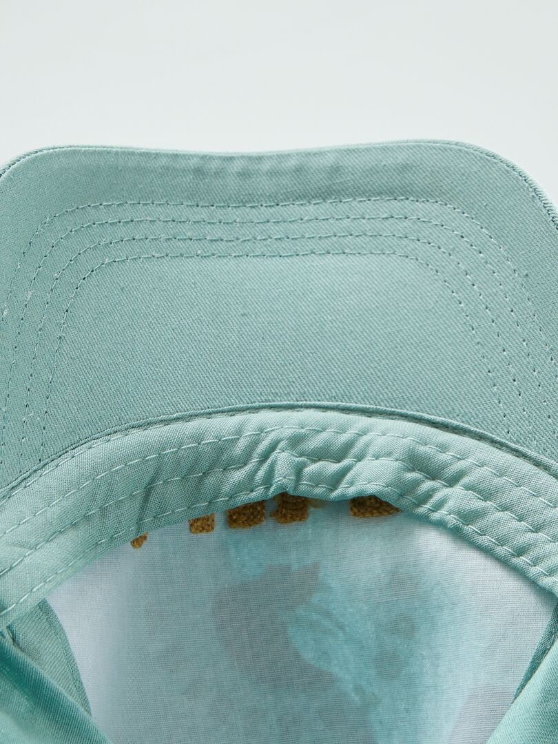 Casquette En Toile Bleu Kiabi