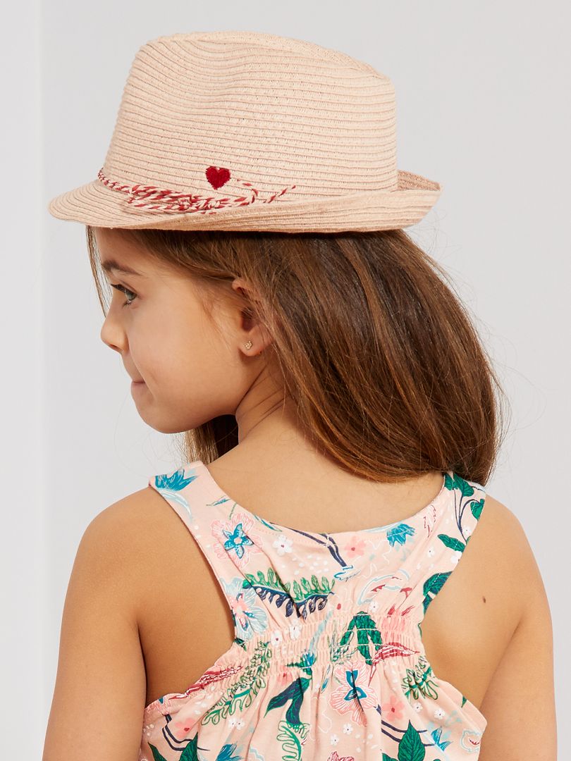 Chapeau Borsalino Rose Kiabi