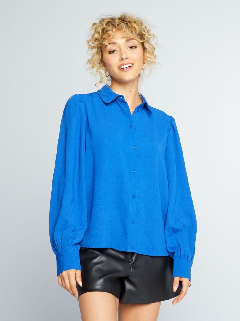 Chemise épaisse JDY bleu Kiabi 22 00