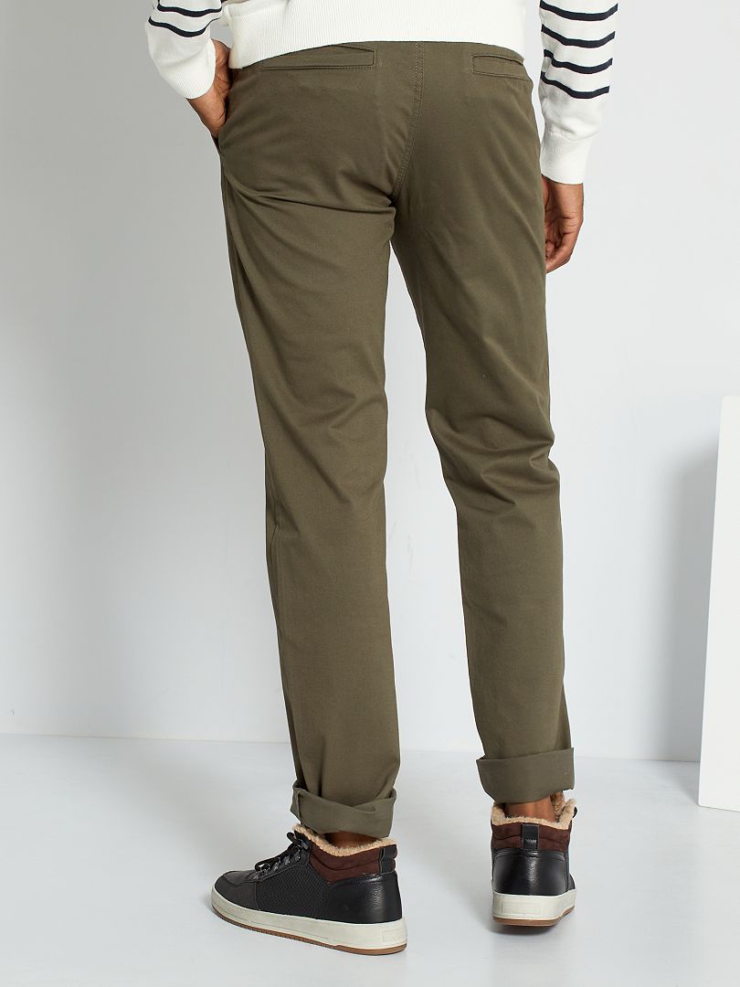 Chino Regular L Kaki Kiabi