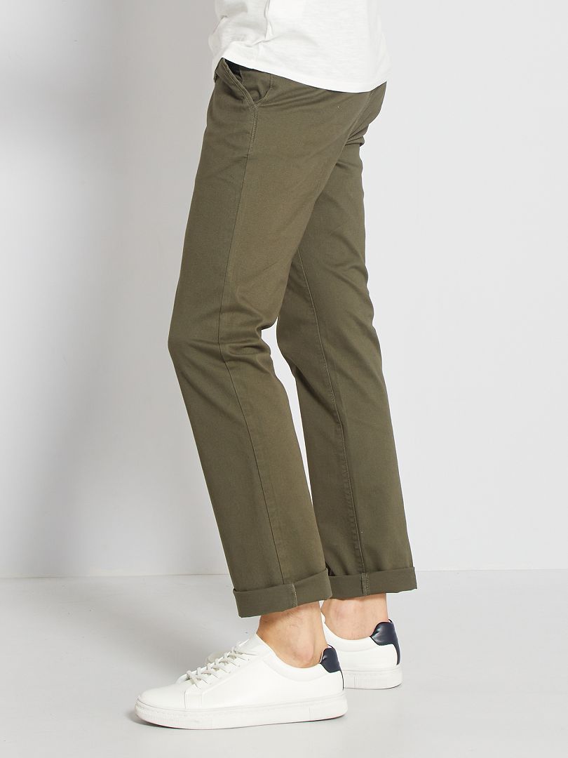 Chino Regular L Kaki Kiabi