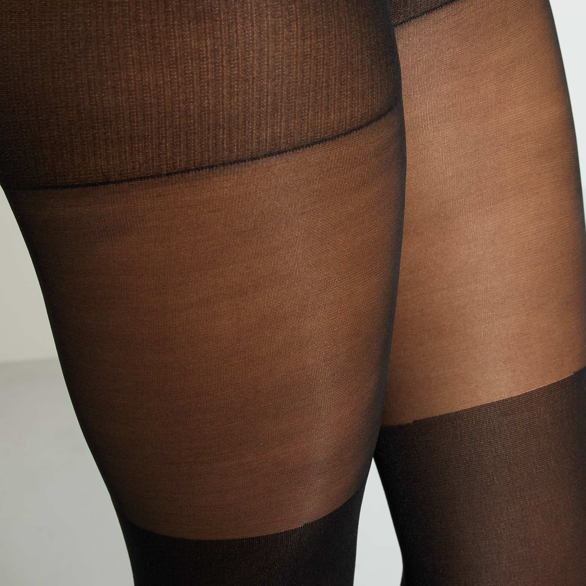 Collants Voile D Lingerie Du S Au Xxl Noir Kiabi