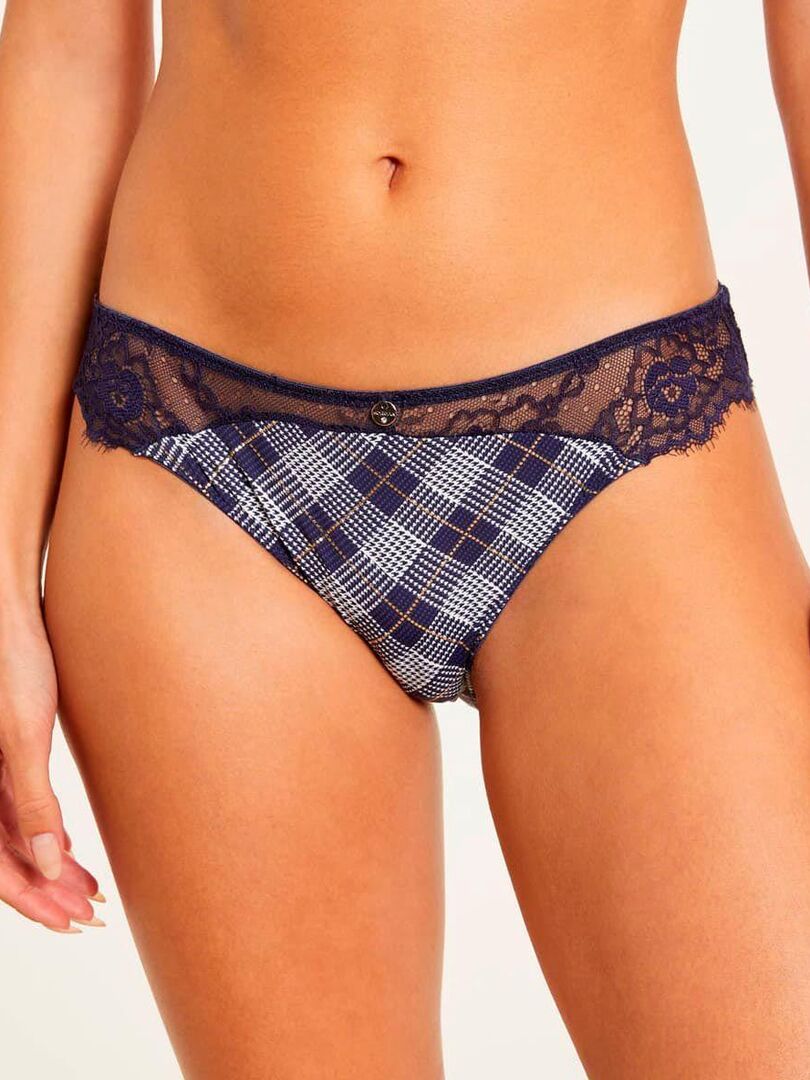 Culotte FANNY Morgan Lingerie Bleu Kiabi 17 00