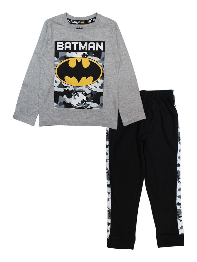 DC Comics Pyjama garçon imprimé Batman en coton Gris Kiabi nu