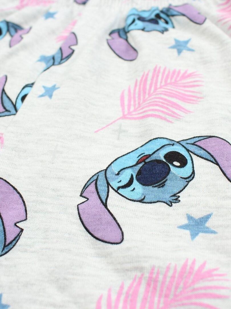 Disney Ensemble T Shirt Short Fille Imprim Lilo Et Stitch Rose