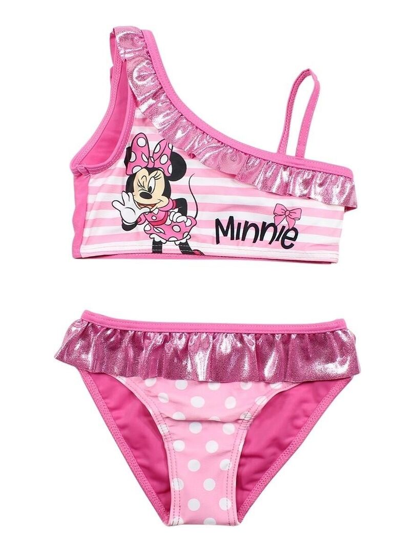 Disney Maillot De Bain Fille Imprim Minnie Rose Kiabi