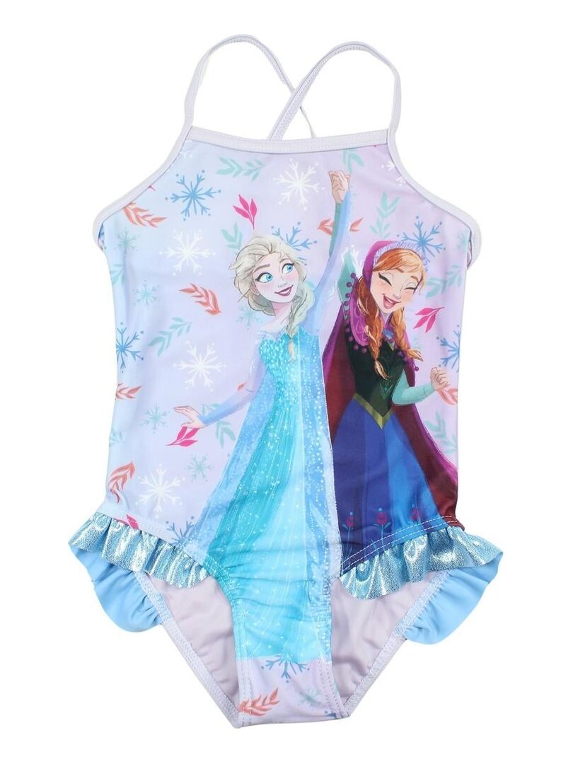 Disney Maillot De Bain imprimé La Reine Des Neiges Mauve Kiabi