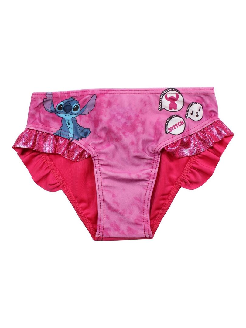 Disney Maillot De Bain Imprim Lilo Et Stitch Rose Fushia Kiabi