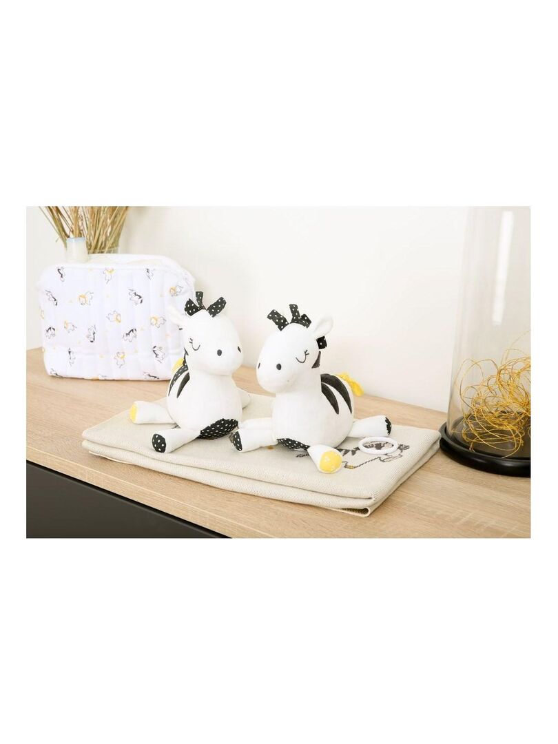 Doudou En Velours Blanc Sauthon Blanc Kiabi