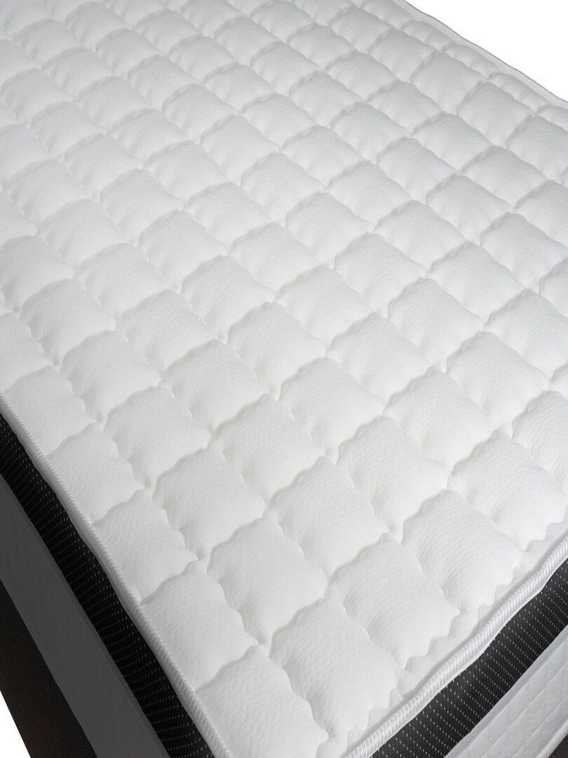 Ensemble Matelas Mémoire de forme et Sommier Tapissier multi lattes