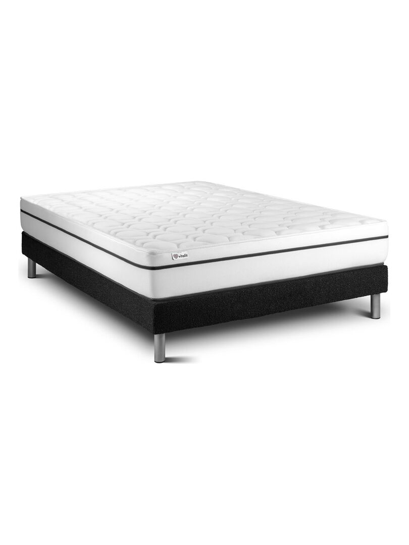 Ensemble Matelas Mousse polyuréthane à mémoire de forme et Sommier