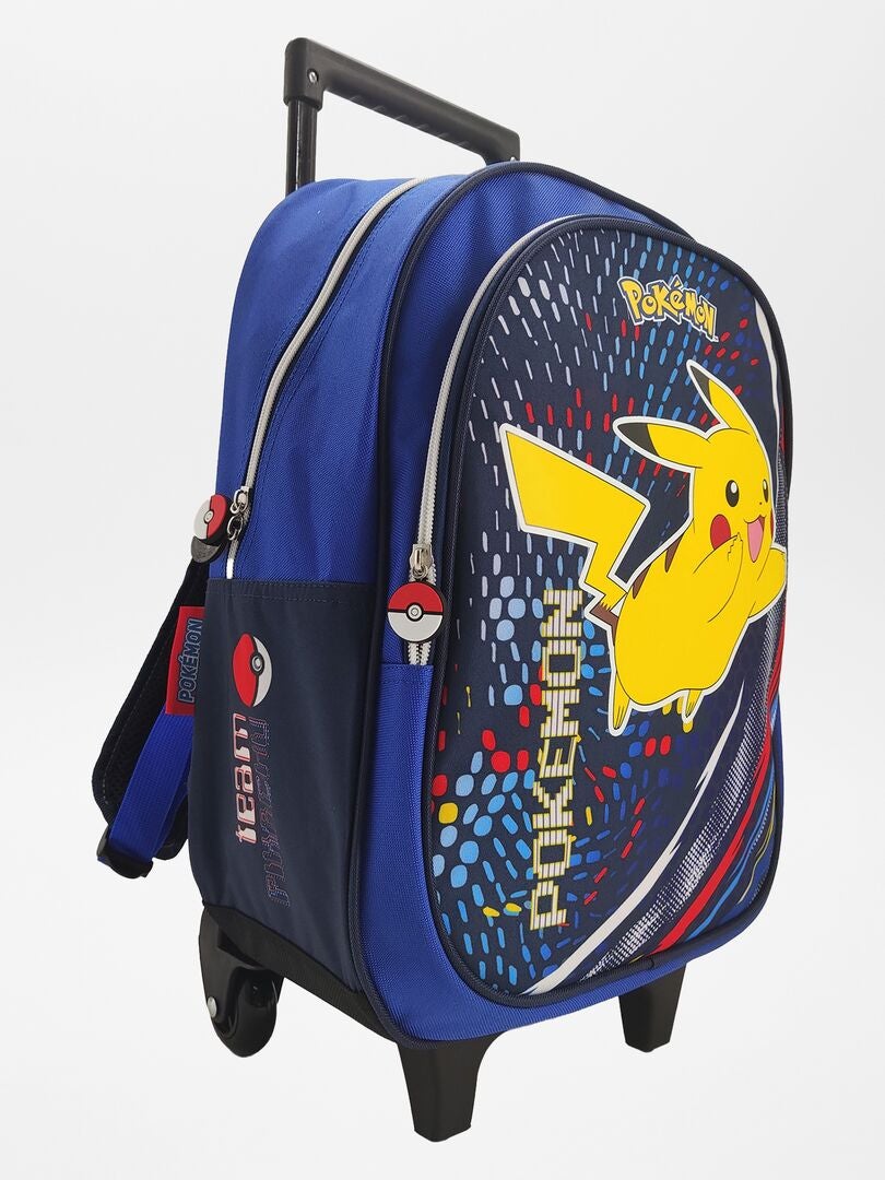 Grand Sac Roulettes Pokemon Bleu Kiabi