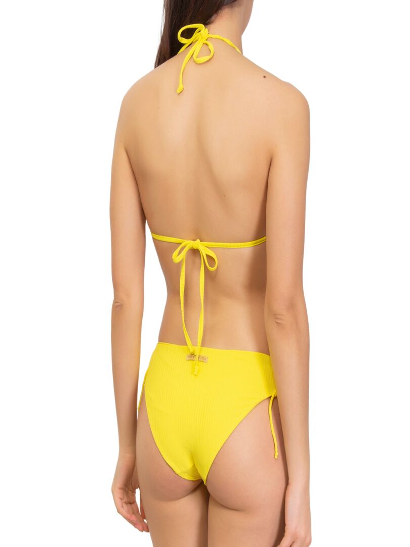 Haut De Bikini Triangle C Tel Ring Jaune Kiabi