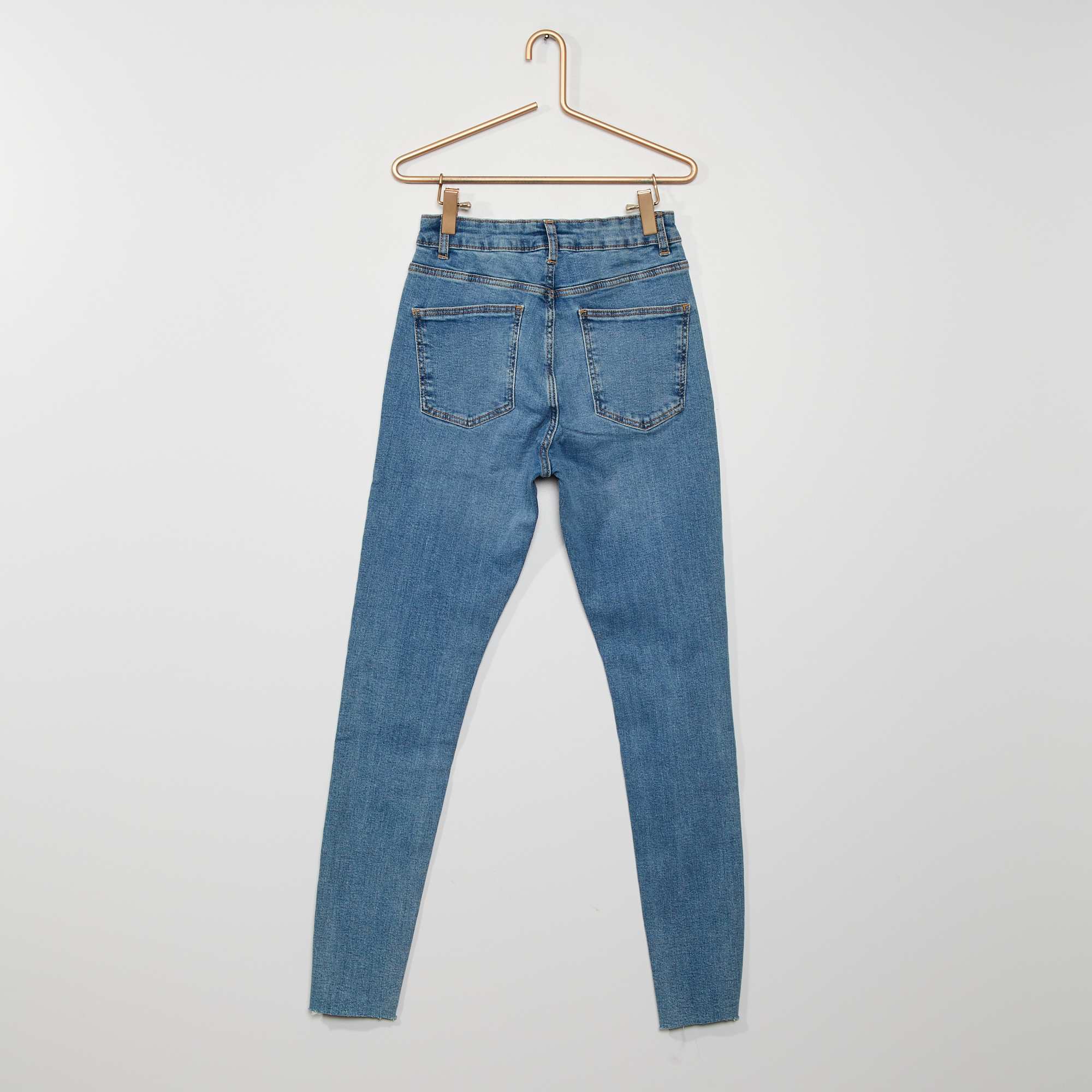 Jean Skinny Fille Adolescente Bleu Kiabi