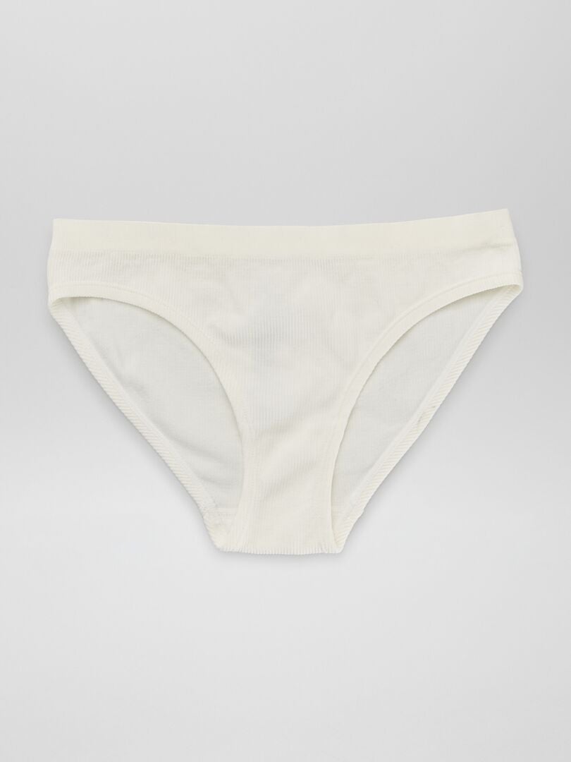 Lot De Culottes En Maille C Tel E Envie De Lingerie Marine Blanc