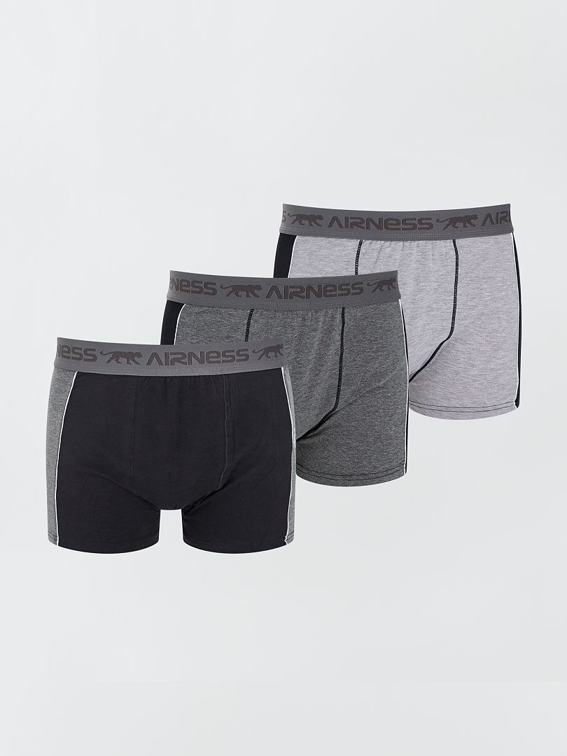 Lot De Boxers Airness Gris Kiabi