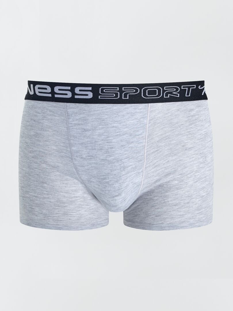 Lot De 4 Boxers Airness Gris Noir Kiabi 20 00