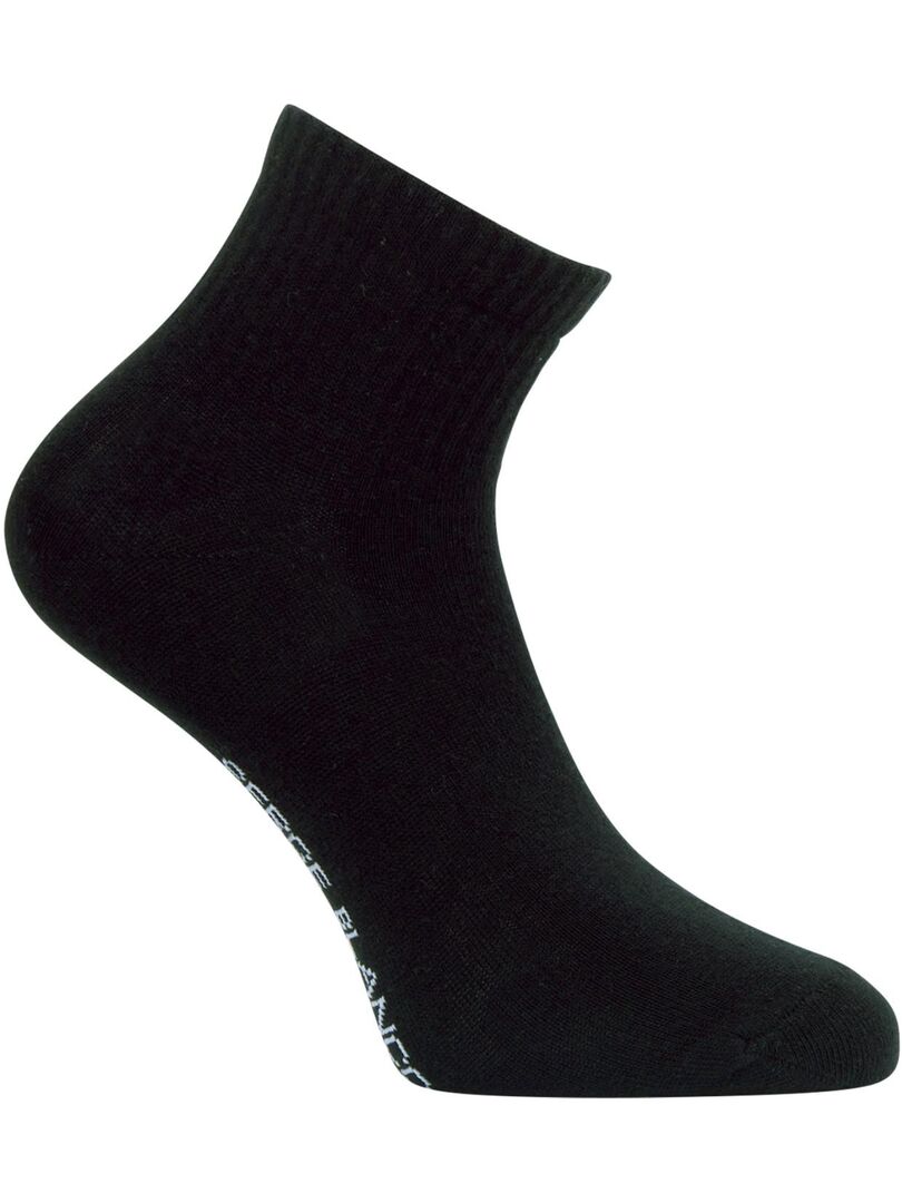 Lot de 6 paires de chaussettes quarter en coton peigné Serge Blanco