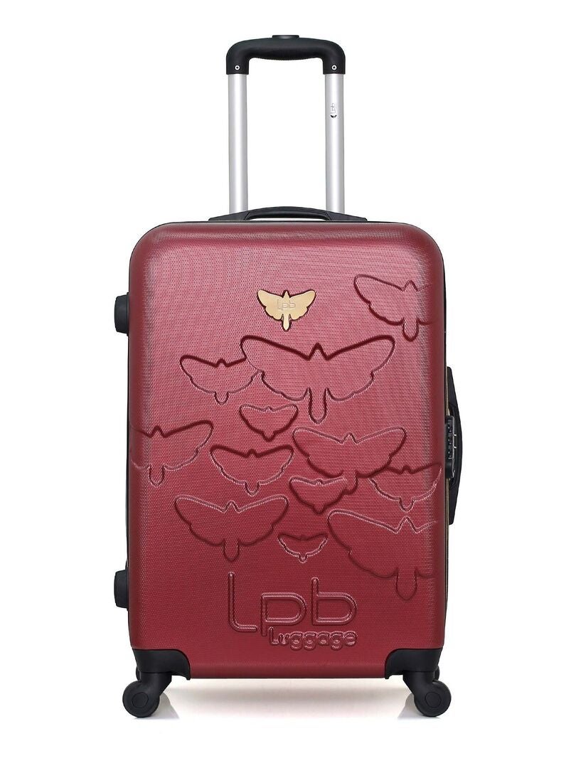 LPB Valise Weekend ABS AELYS 4 Roues 65 Cm Bordeaux Kiabi 89 99