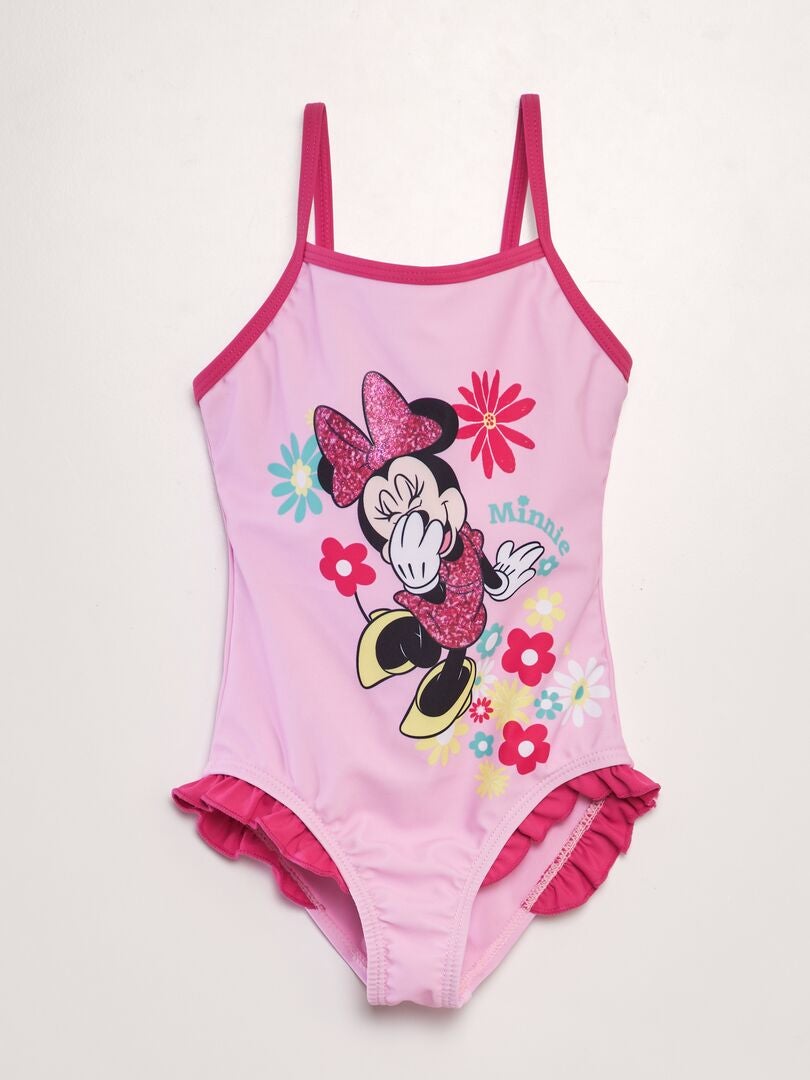 Maillot de bain fantaisie Minnie 1 pièce Rose Kiabi 14 00