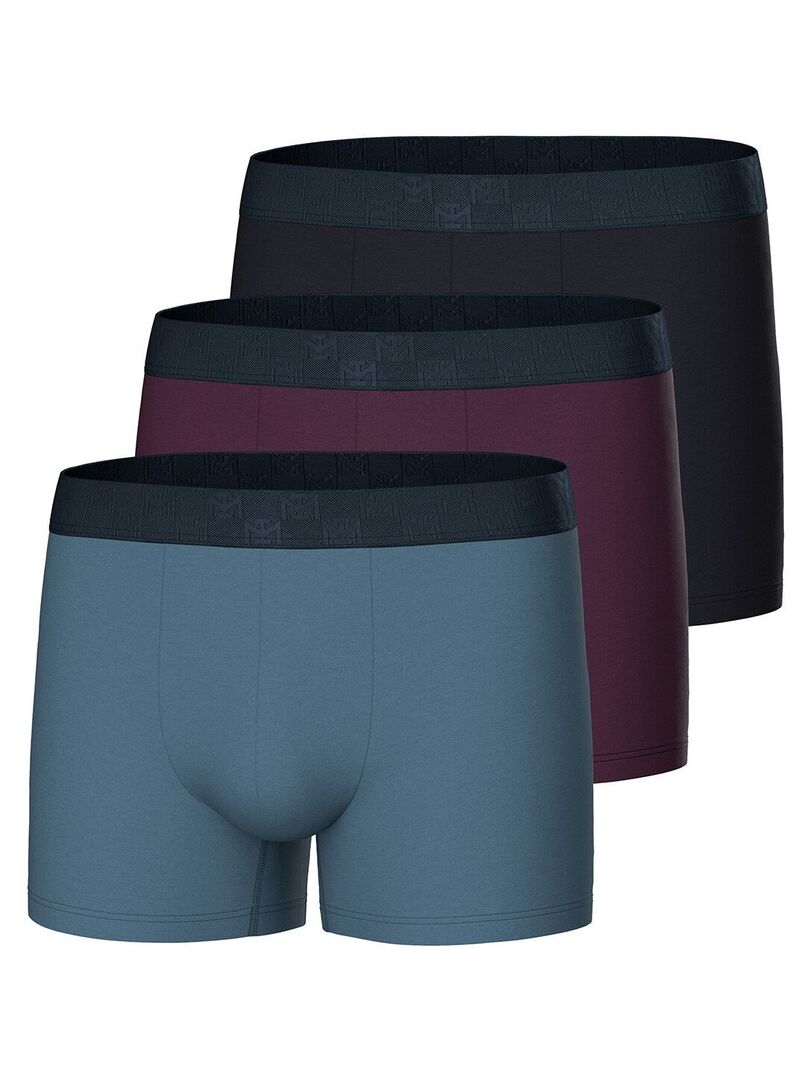 Pack De 3 Boxers En Coton Bio Rouge Kiabi 44 95