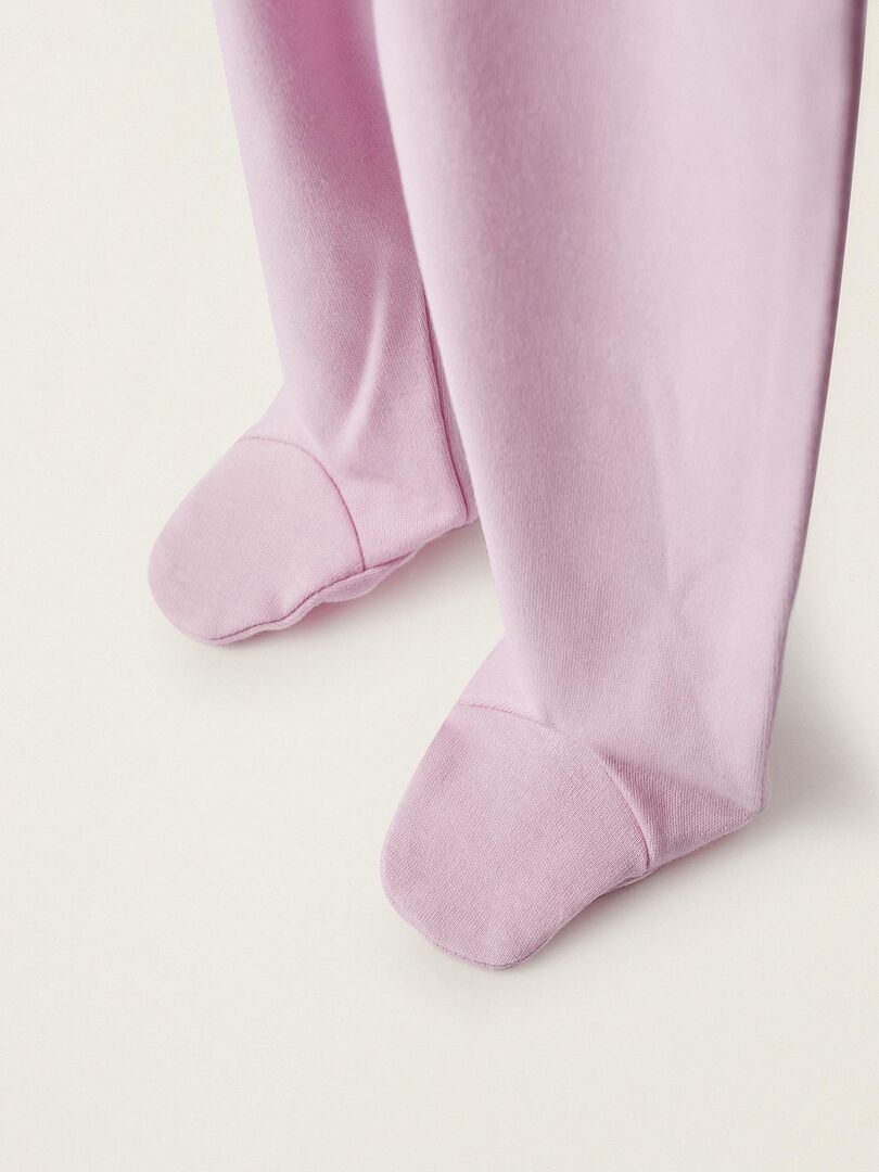 Pack de quatre pantalons avec pieds pour nouveau né et bébé ESSENTIALS