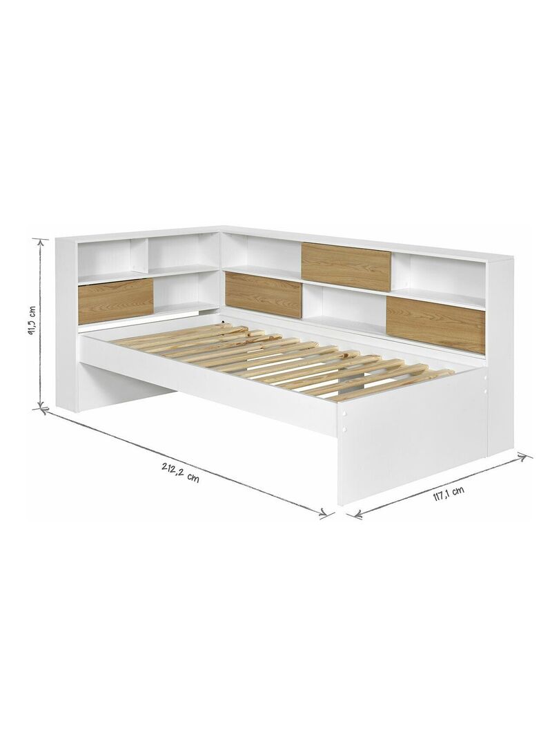 Pack Lit Cosy Gigogne Avec Matelas Play Akiten Retail Blanc