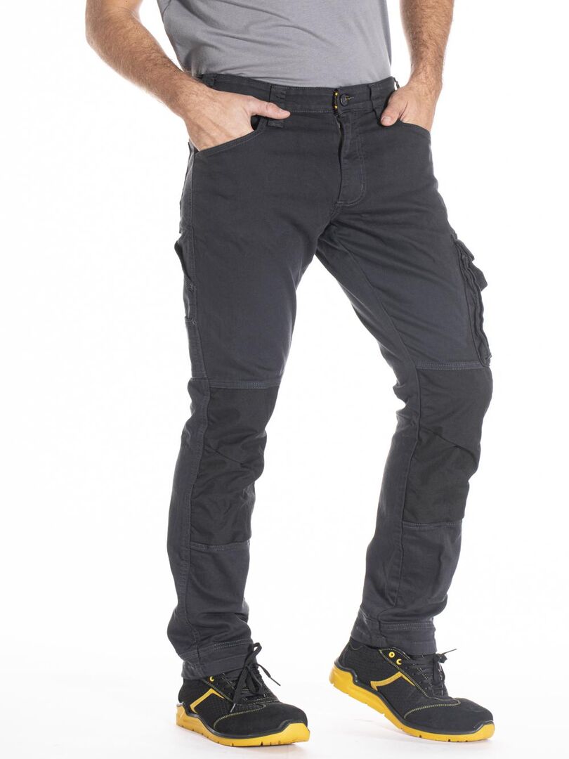 Pantalon de travail stretch avec emplacement genouillères JOBPROC Rica