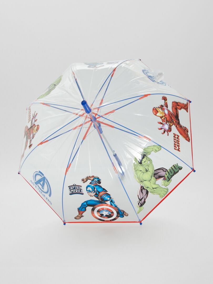 Parapluie Transparent Avengers Marvel Bleu Rouge Kiabi