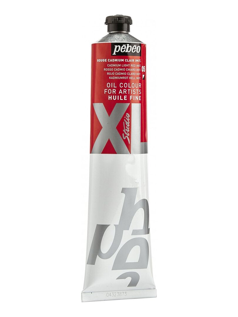 Peinture à l huile fine XL Studio Rouge de cadmium clair 200 ml N