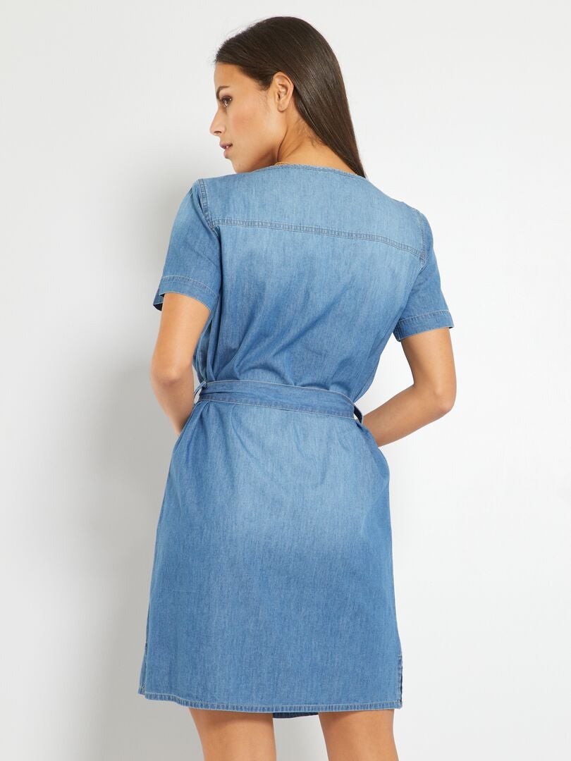 Robe Chemise En Denim Jdy Bleu Kiabi