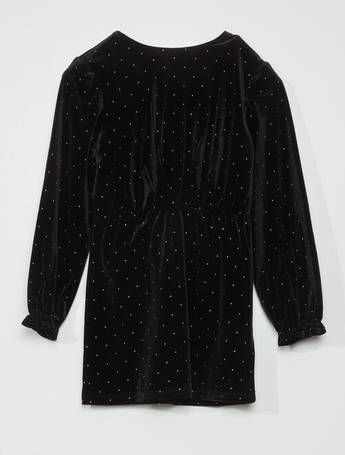 Robe Velours Noir