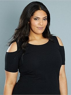 Robe - Robe fluide épaules dénudées 