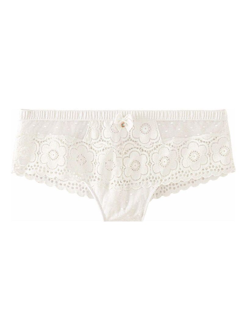 Shorty Affinite Brigitte Bardot Lingerie Blanc Kiabi