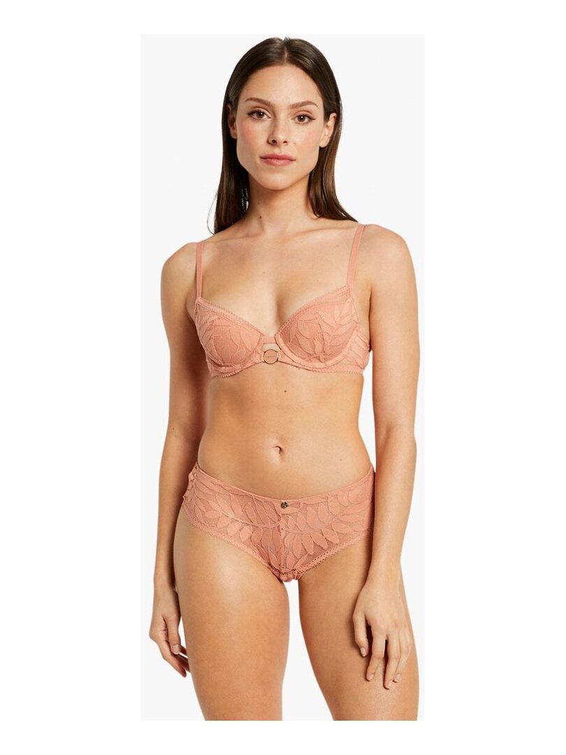 Shorty Anais Dentelle Morgan Lingerie Beige Kiabi