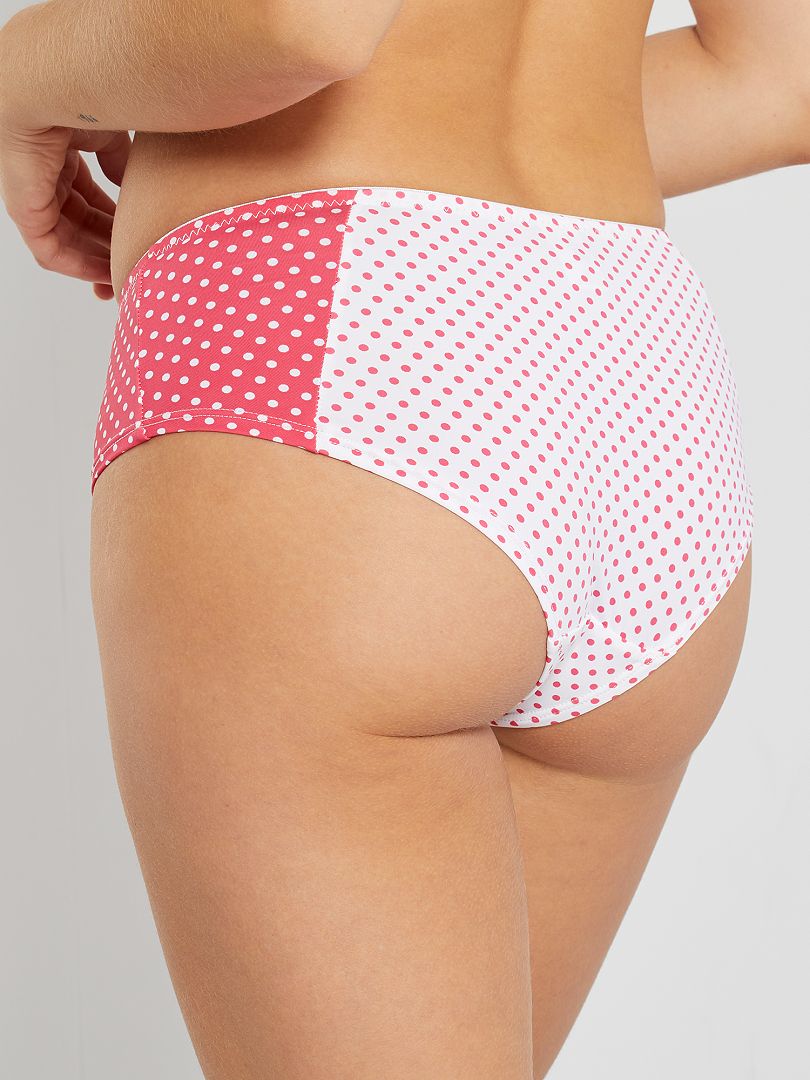 Shorty Envie De Lingerie Rose Blanc Kiabi 7 00