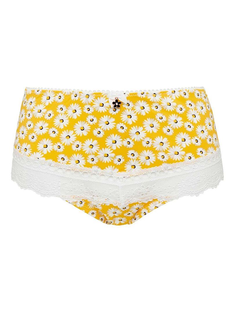 Shorty PARISIENNE Brigitte Bardot Lingerie Jaune Kiabi 17 00