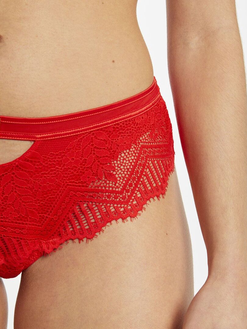 Shorty Tanga SOPHIA Morgan Lingerie Rouge Kiabi 18 50