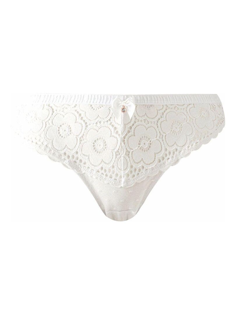 Slip AFFINITE Brigitte Bardot Lingerie Blanc Kiabi 17 00