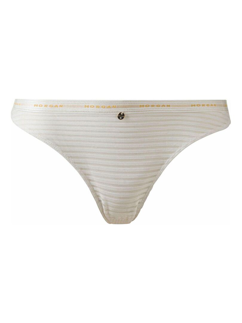 Slip LILY Morgan Lingerie Blanc Kiabi 17 00