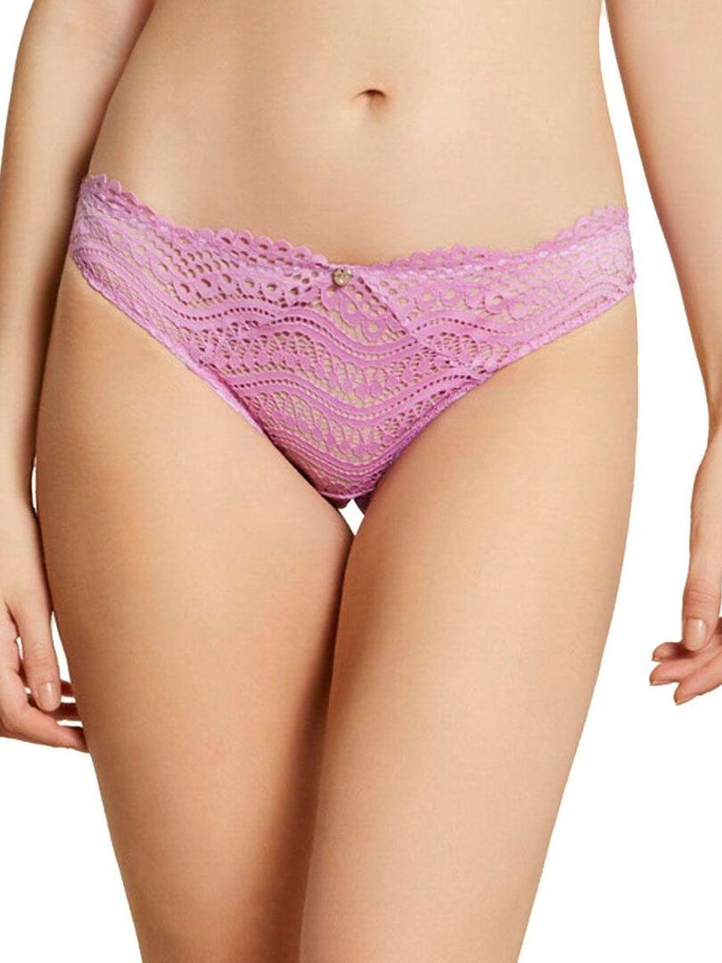 Slip LINN Morgan Lingerie Violet Kiabi 15 00