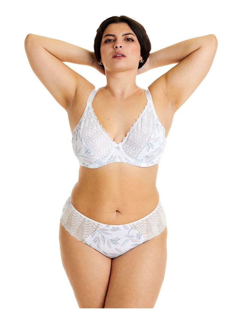 Soutien Gorge Armatures Grand Maintien Index Pomm Poire Blanc